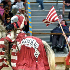 Knights fights in the City of Carcassonne