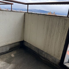 マンション共有部分の清掃前