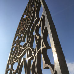 Sculpture en acier monumentale