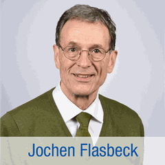 Wohnbezirk I - Bad Mergentheim Stadt: Jochen Flasbeck, geb. 1951, Bankkaufmann, Rechtsanwalt, Gemeinderat seit 1987, Kreistag seit 1994, Vorstand Stiftung Lebenshilfe
