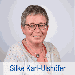 Wohnbezirk III - Dainbach, Edelfingen,  Löffelstelzen: Silke Karl-Ulshöfer, 54 Jahre, Krankenschwester, Ortschaftsrätin Edelfingen seit 2009, Mitglied Amnesty-Gruppe Bad MGH, verheiratet ,2 Kinder