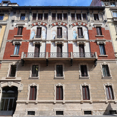 Milano - Edificio vincolato - Corso Monforte 43