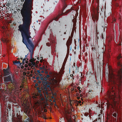  The Cave - Mischtechnik, Acryl auf Leinwand, 40x80 cm, 2017