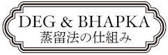 DEG&BHAPKA蒸留法の仕組み