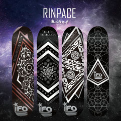 rinpace, rinpaeshidan, xola, art, artwork, design, skateboard, deck