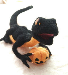 パンプキンイーター 羊毛フェルト ハロウィン
