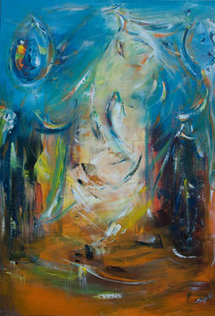 Hommage aux couleurs de la vie 100X72