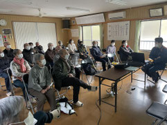 沢内民区　民区、自主防災会、親老会の共催で毎年実施している講習会の様子