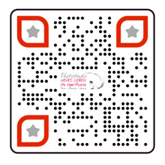 Diese Grafik zeigt einen Multi-Qr-Code. Dort gelangt man auf eine Micropage mit Links zu meiner Homepage, Kontaktformular und meinen Social Media-links, Facebook, Instagram, LinkedIn, Xing.