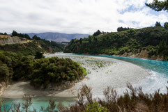 Beginn der "Rakaia Gorge"