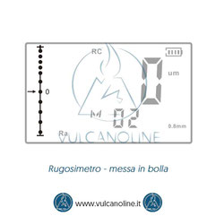 Rugosimetro - messa in bolla