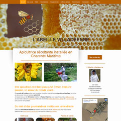 L'abeille villadéenne site créé en formation avec e-cime