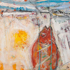 Elisabeth Augendre artiste peintre en Ariège acrylique originale impressionnisme 