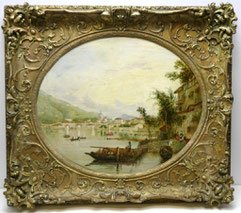 Hopkins H. Hobday Horsley 1807- 1890, City of Como, Oil on Canvas, , € 2800,00