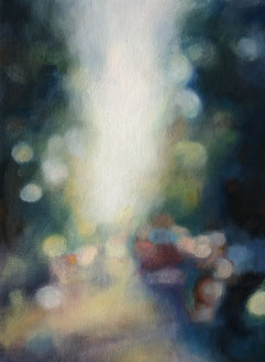 Gegenlicht, Öl auf Leinwand, 18 x 24, 2025