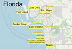 Bild: Karte Florida Teil 2