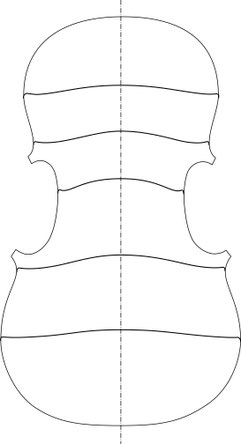 Stradivari arching curves