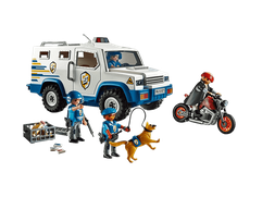 Playmobil Geldtransporter mit Polizei und Ganove 9371