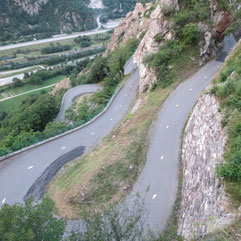 Les lacets de Montvernier, que le Tour empruntera le 23 Juillet