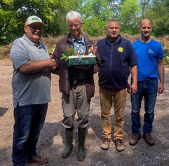 Thomas Wörner, Christoph Kaup, Fabian Köstlin, Martin Buck (v. li nach re)