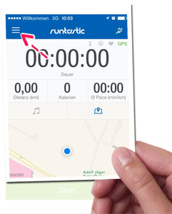 How to connect the Runtastic Orbit with the Runtastic-app. Explained shortly at www.sportspunk.de