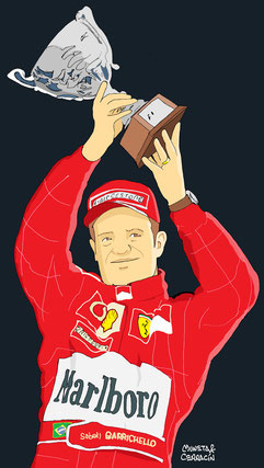 Rubens Barrichello by Muneta & Cerracín