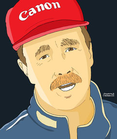 Helmet of Nigel Mansell by Muneta & Cerracín