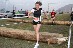 Judith Wyder an der Cross-SM in Näfels