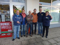 v.l.: Markus, Annette, Jens, Manni, Helmut, Margret