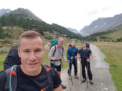 Start an der Fafleralp im Lötschental