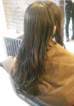Digital perm in NYC mid town.