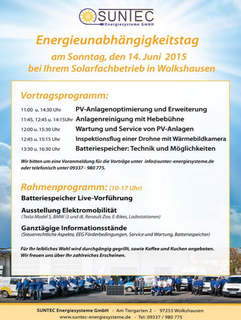 Energieunabhängigkeitstag in Wolkshausen