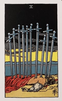Tarot - Zehn Schwerter