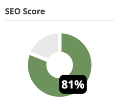 Ergebnis eines SEO-Checks mit Seobility: der Seo-Score