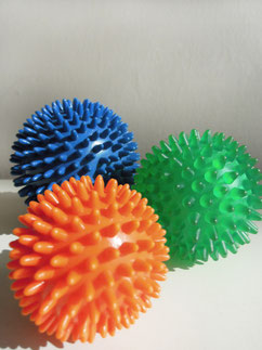 Bunte Massagebälle