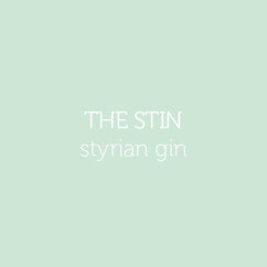 MARKE STIN GIN, GENUSS PUR, STEIERMARK, MADE IN AUSTRIA