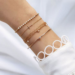 ALISIA JEWELS, SCHMUCK, LIFESTYLE, ARMBÄNDER, GOLD, SILBER