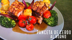 Panceta de cerdo al horno