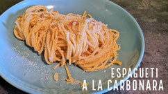 Espagueti a la carbonara