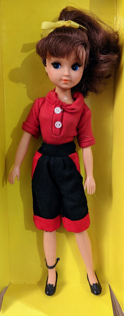 Second edition Bermuda Fleur doll in her box.