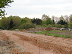 Der Blick in Richtung Einmündung Gehrendorf, Oebis Siedlung