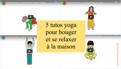 Yoga pour enfants: 5 tutos animés