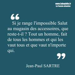 Jean-Paul Sartre citation