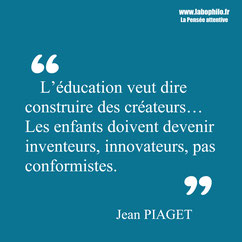Jean Piaget citation