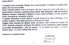 Lettera di Lucia B. e Elena T. a Maurizio Armanetti