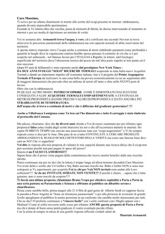 risposta di Armanetti a Massimo Polidoro
