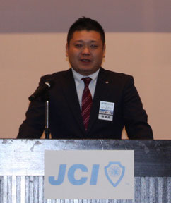 福知山JC・上田公平理事長によるご挨拶