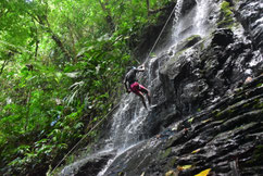 Waterfall rappel