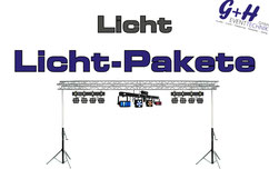 mieten Licht Pakete, Licht Set, Spots, Scheinwerfer, Effekte, Lichttechnik, Traversen