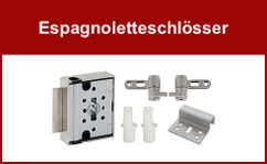 Espagnolette-Möbelschlösser, Schrankschlösser